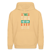 This is what an awesome Chef looks like S00097 Men's Hoodie - light gold 