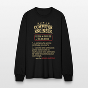 K00800 Computer Engineer crewneck - Computer Engineer see also WIZARD, MAGICIAN, - black