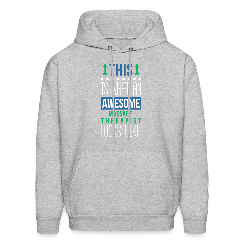 This is what an awesome Massage Therapist looks like S00079 Men's Hoodie - heather gray