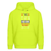 This is what an awesome Insurance Sales Agent looks like S00091 Men's Hoodie - safety green