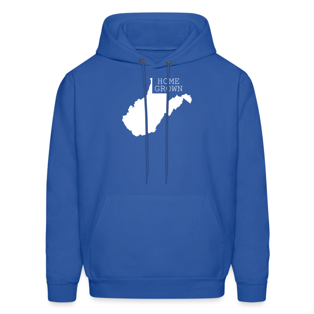 S00048 West Virginia- Home grown Men's Hoodie - royal blue