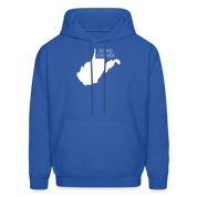 S00048 West Virginia- Home grown Men's Hoodie - royal blue