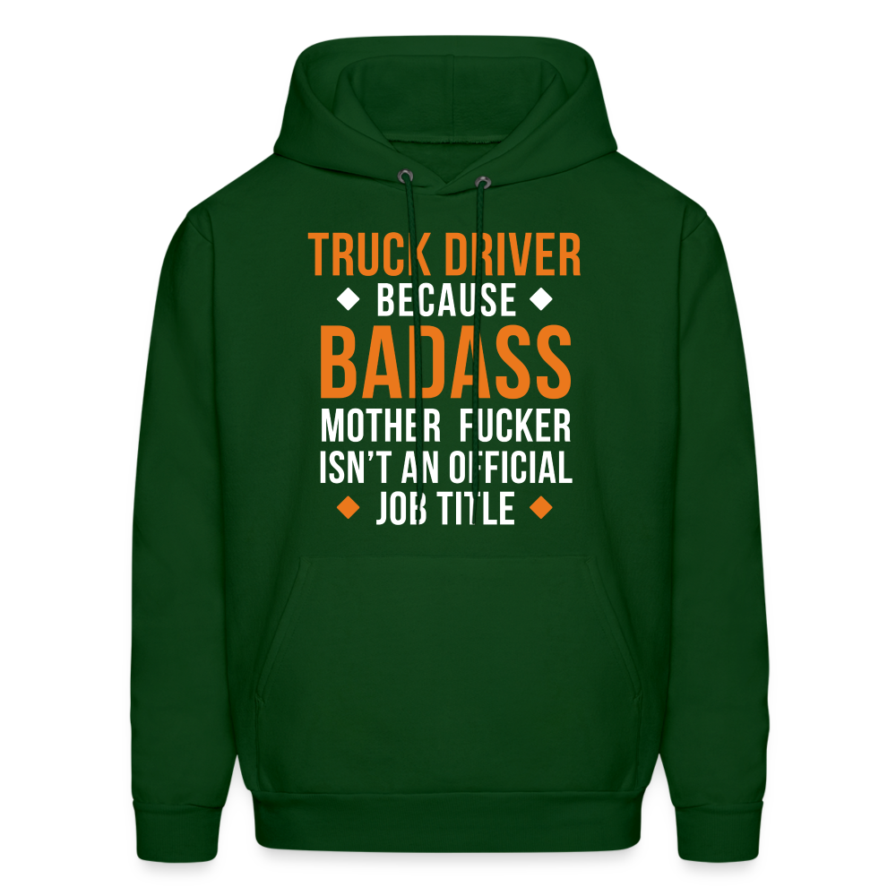 SB10433 Truck  driver badass Men's Hoodie - forest green