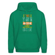 Market Research Analyst This is what an awesome Market Research Analyst looks like  S00087 Men's Hoodie - kelly green