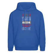 This is what an awesome Insurance Sales Agent looks like S00091 Men's Hoodie - royal blue
