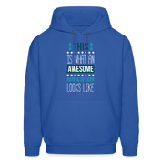 Patrol Officer Hoodie - This is what an awesome Patrol Officer looks like  S00094 Men's Hoodie - royal blue