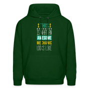 This is what an awesome Mechanic looks like S000103 Men's Hoodie - forest green