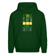 This is what an awesome Business operations manager looks like  S00080 Men's Hoodie - forest green