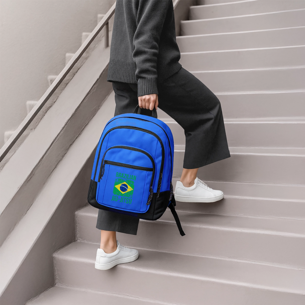Brazilian Jiu-Jitsu Backpack - royal blue