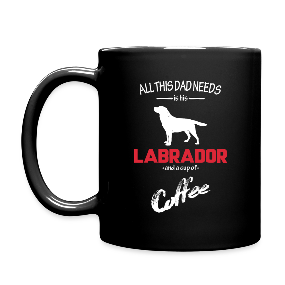 Labrador Lover Full Color Mug - black