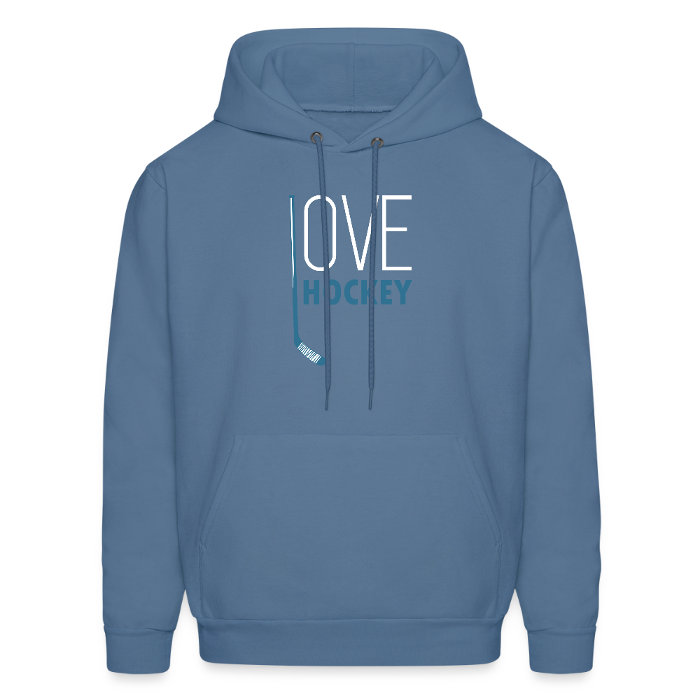 Love Hockey Hoodie S00294 - denim blue
