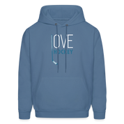Love Hockey Hoodie S00294 - denim blue