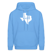 S00043 Texas -Y'all  Men's Hoodie - carolina blue