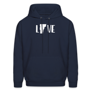 S00045 Vermont -Love Men's Hoodie - navy