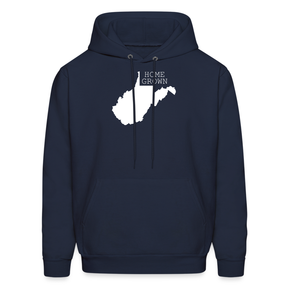 S00048 West Virginia- Home grown Men's Hoodie - navy
