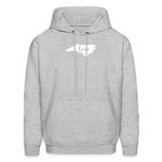 S00033 North Carolina- Love Men's Hoodie - heather gray