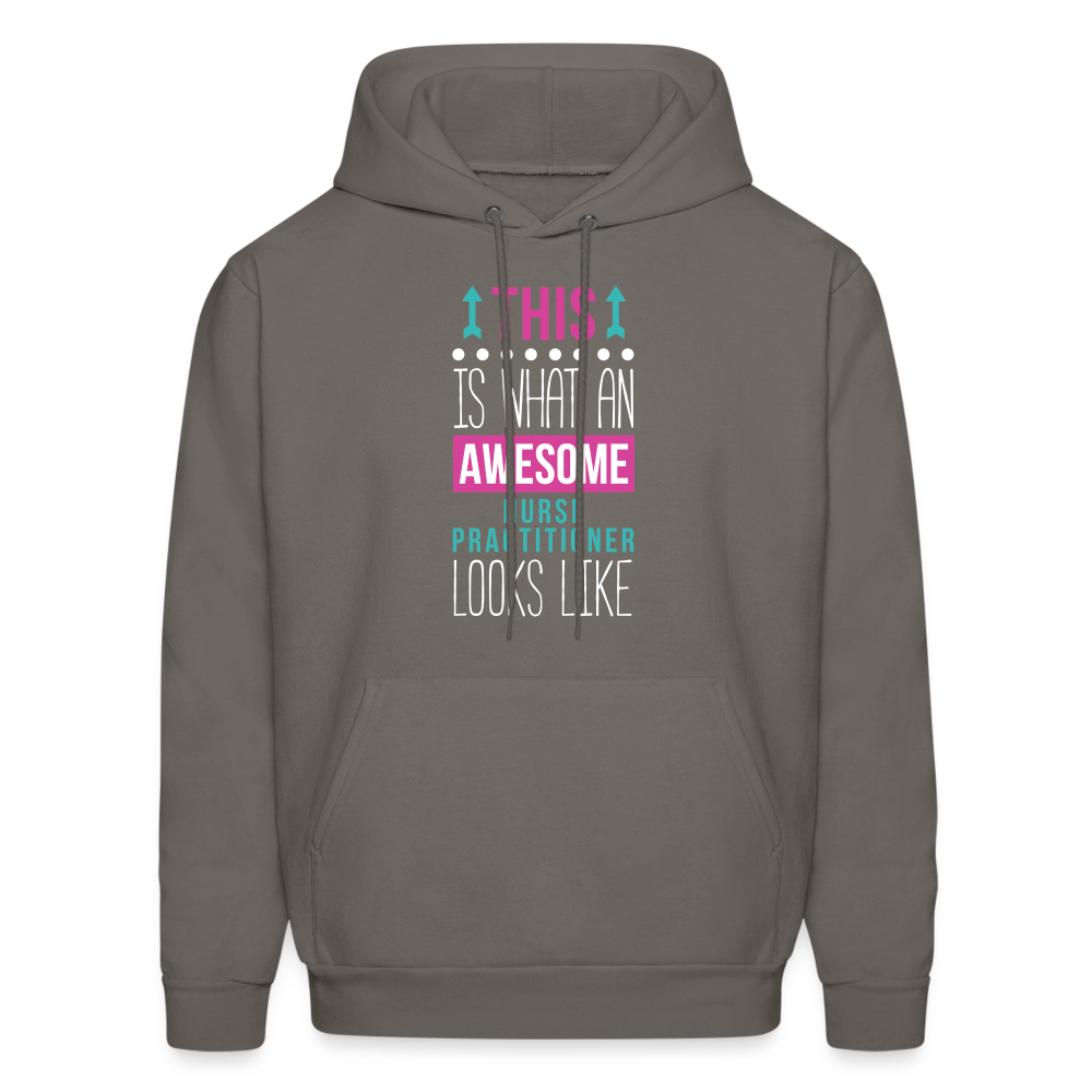Nurse Practitioner Hoodie - This is what an awesome Nurse Practitioner looks like S00066 Men's Hoodie - asphalt gray