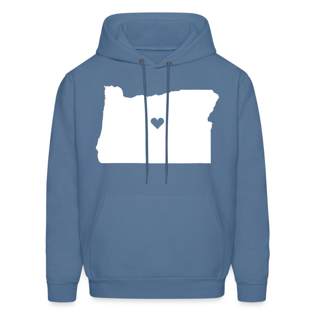 Oregon Love Hoodie - denim blue