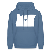 Oregon Love Hoodie - denim blue