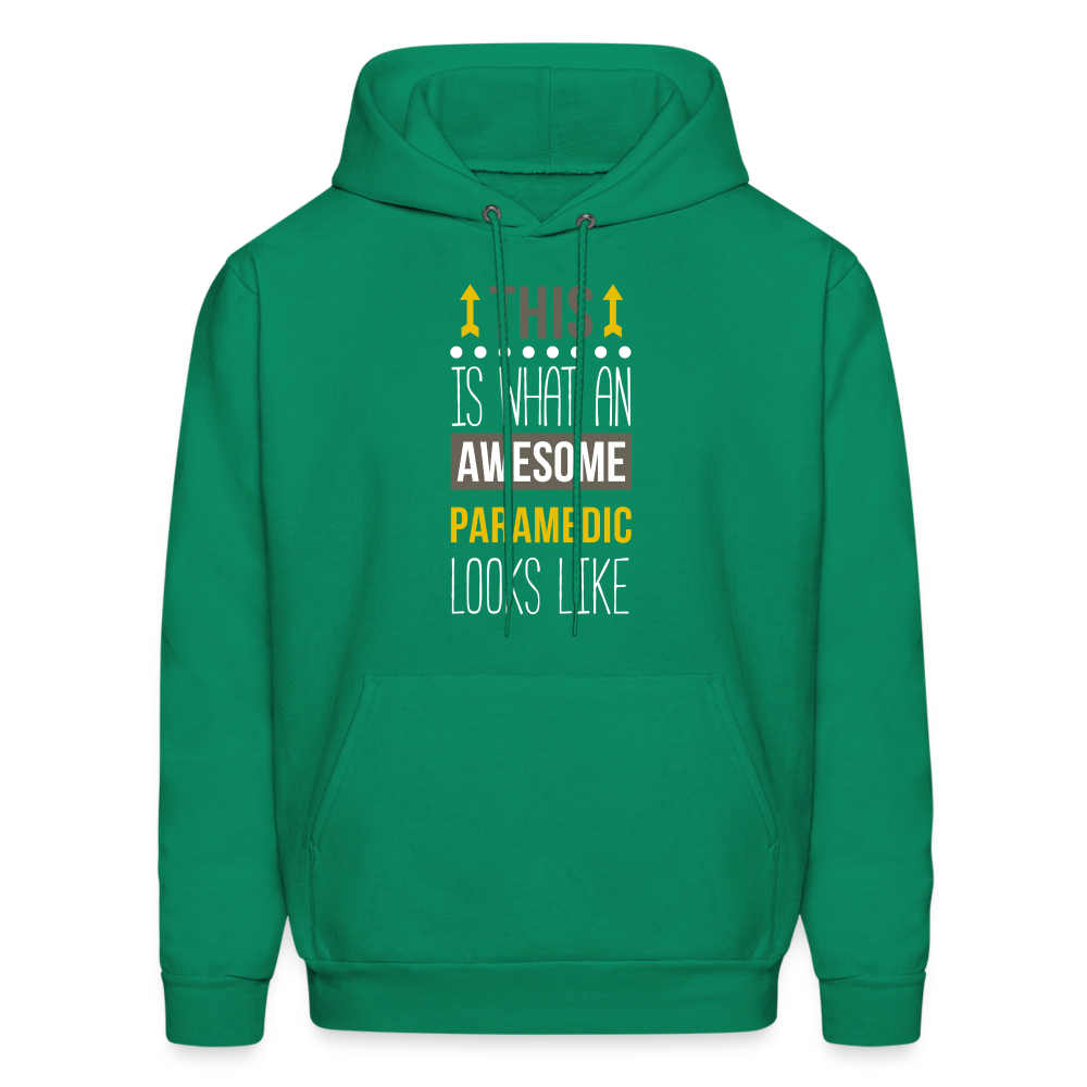 This is what an awesome Paramedic looks like  S00104 Men's Hoodie - kelly green