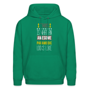 This is what an awesome Paramedic looks like  S00104 Men's Hoodie - kelly green