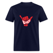 S00347 BJJ Let's roll Gift, Woman's tee, Unisex T-shirt, V-neck, Summer ApparelUnisex Classic T-Shirt - navy
