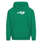 S00033 North Carolina- Love Men's Hoodie - kelly green