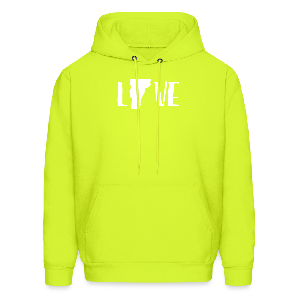 S00045 Vermont -Love Men's Hoodie - safety green