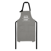 I'm a proud DAD of a freaking awesome Chef (She)P01169 Apron - gray/black