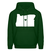 Oregon Love Hoodie - forest green