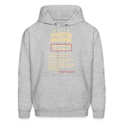 K00800  Computer Engineer Hoodie - Computer Engineer see also WIZARD, MAGICIAN, Computer Engineer GifMen's Hoodie - heather gray