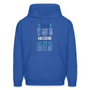 Nurse Practitioner Hoodie - This is what an awesome Nurse Practitioner looks like S00067 Men's Hoodie - royal blue