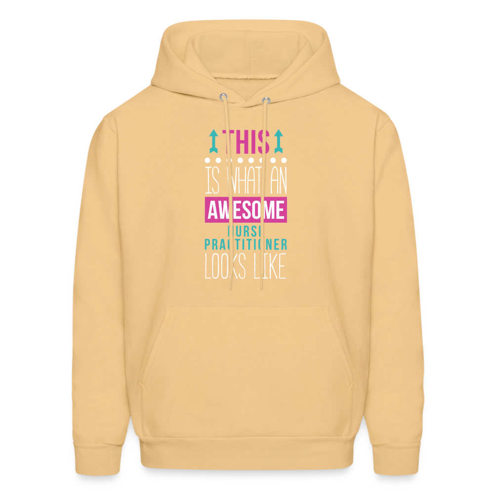 Nurse Practitioner Hoodie - This is what an awesome Nurse Practitioner looks like S00066 Men's Hoodie - light gold 
