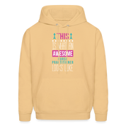 Nurse Practitioner Hoodie - This is what an awesome Nurse Practitioner looks like S00066 Men's Hoodie - light gold 