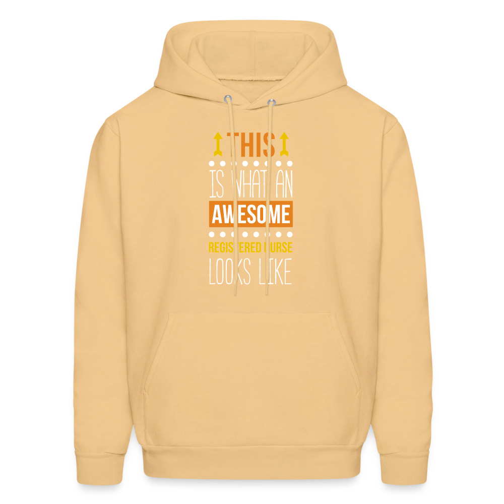 Registered nurse Hoodie - This is what an awesome Registered nurse looks like S00071 Men's Hoodie - light gold 