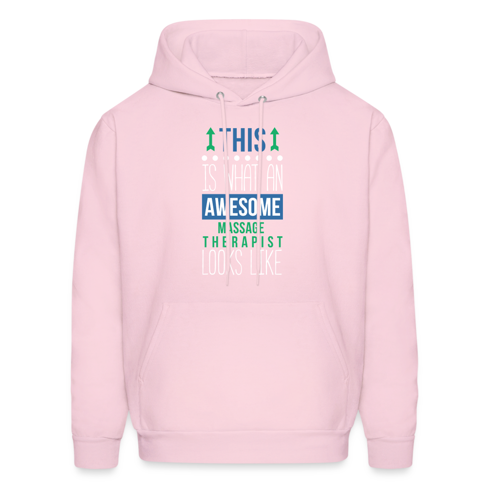 This is what an awesome Massage Therapist looks like S00079 Men's Hoodie - pale pink