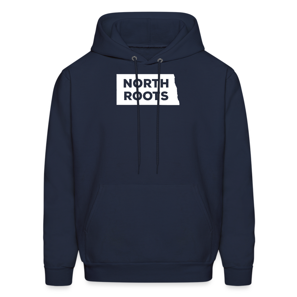 S00034North Dakota- Love  Men's Hoodie - navy