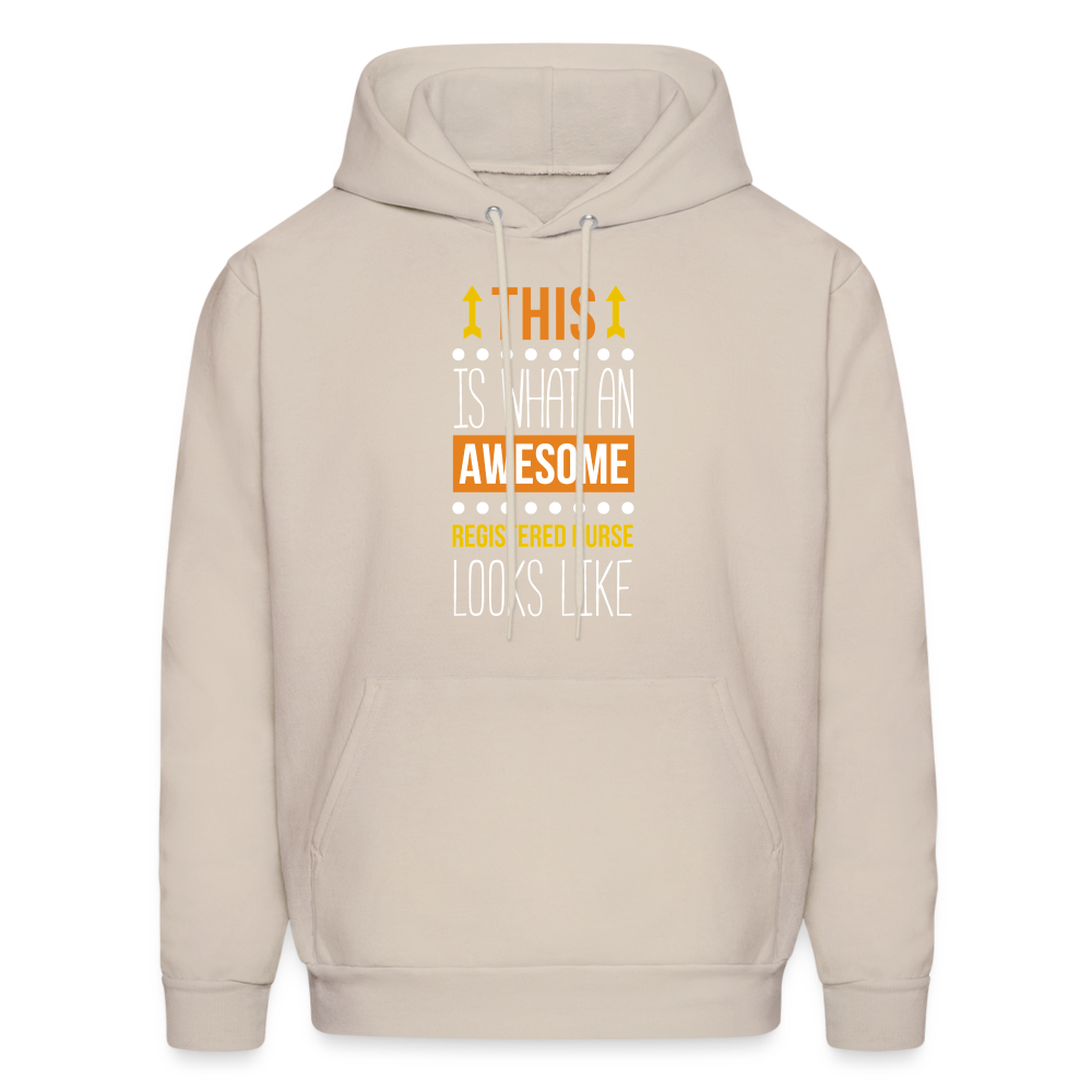 Registered nurse Hoodie - This is what an awesome Registered nurse looks like S00071 Men's Hoodie - Sand