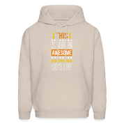 Registered nurse Hoodie - This is what an awesome Registered nurse looks like S00071 Men's Hoodie - Sand