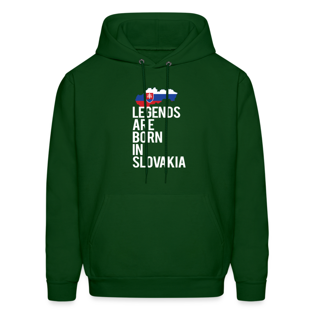 Legends are born in Slovakia Unisex Hoodie - forest green