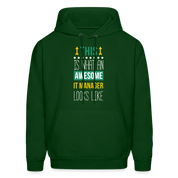 IT manager This is what an awesome IT manager looks like  S00074 Men's Hoodie - forest green