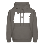 Oregon Love Hoodie - asphalt gray