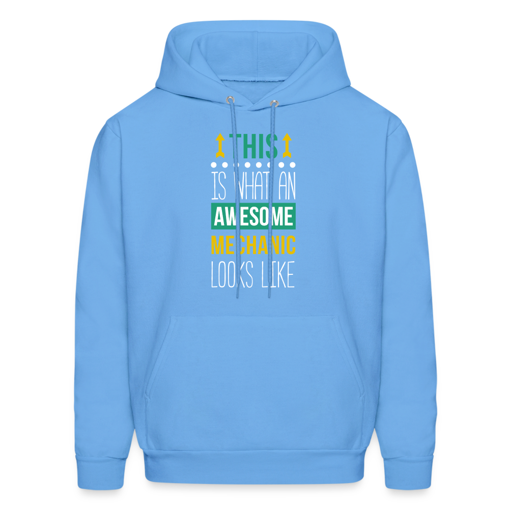 This is what an awesome Mechanic looks like S000103 Men's Hoodie - carolina blue