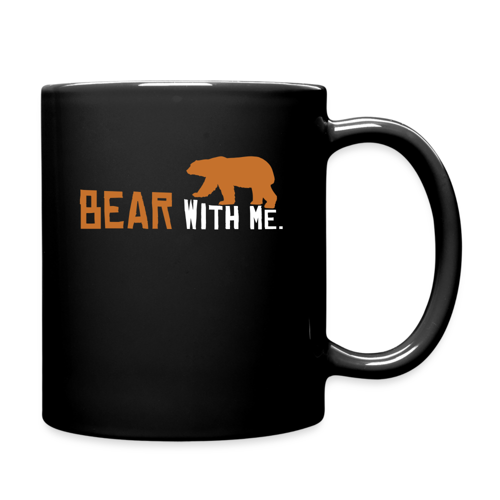 Bear With Me Full Color Mug - black