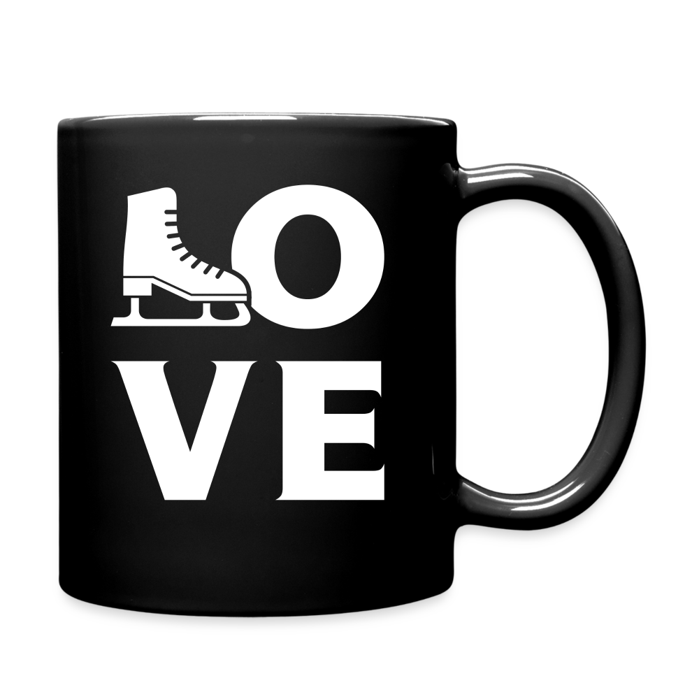 Love Ice Skating Full Color Mug - black