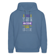 Financial advisor This is what an awesome Financial advisor looks like S00075Men's Hoodie - denim blue