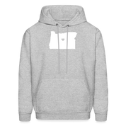 S00037 Oregon-Love  Men's Hoodie - heather gray