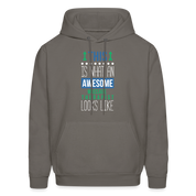 This is what an awesome Massage Therapist looks like S00079 Men's Hoodie - asphalt gray