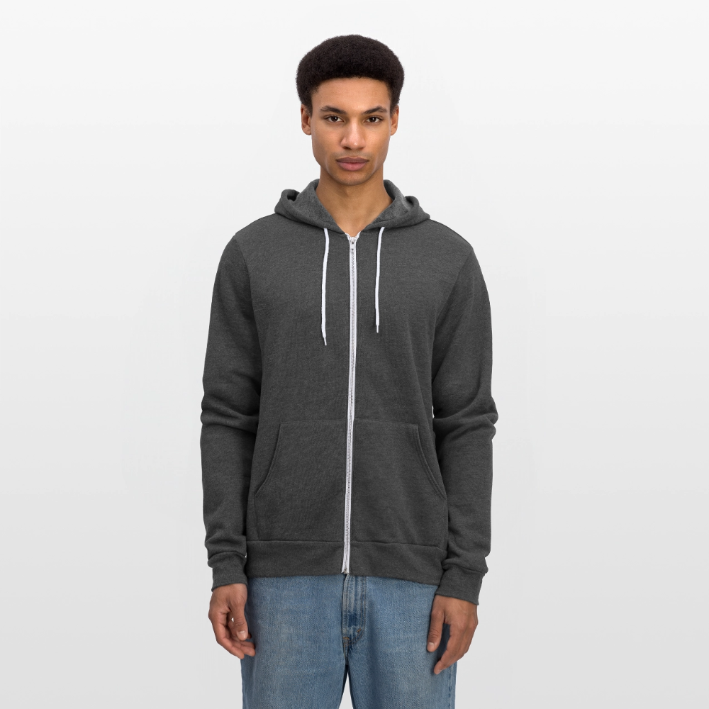 You can't buy love, but you can rescue it Zip Hoodie S00060 - charcoal grey