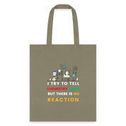 Chemistry jokes new design 2025 tote bag - khaki